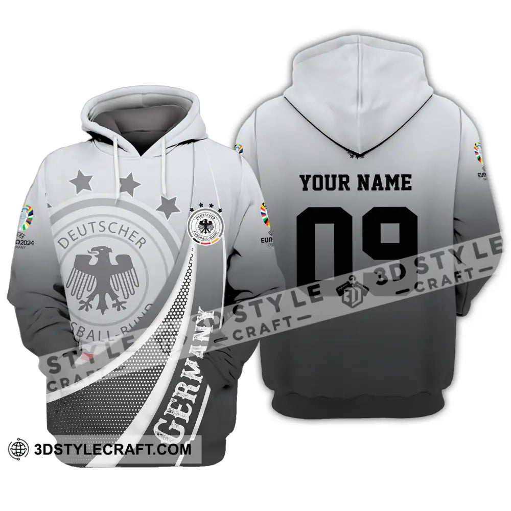 Unisex Shirt - Custom Name And Number Euro 2024 National Team Germany Deutsche Hoodie / S T-Shirt