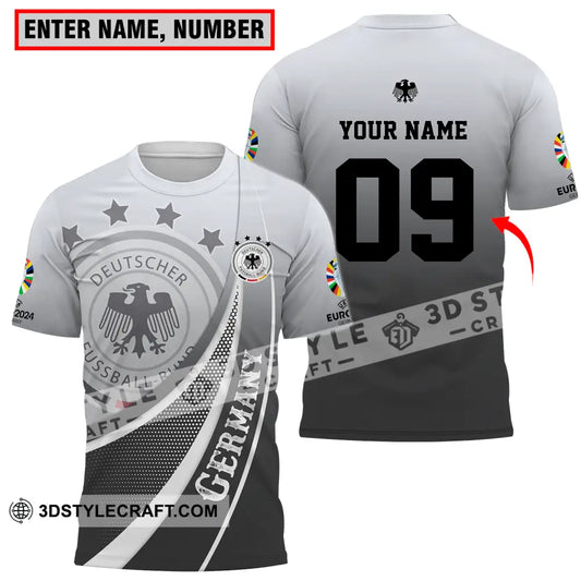 Unisex Shirt - Custom Name And Number Euro 2024 National Team Germany Deutsche T-Shirt