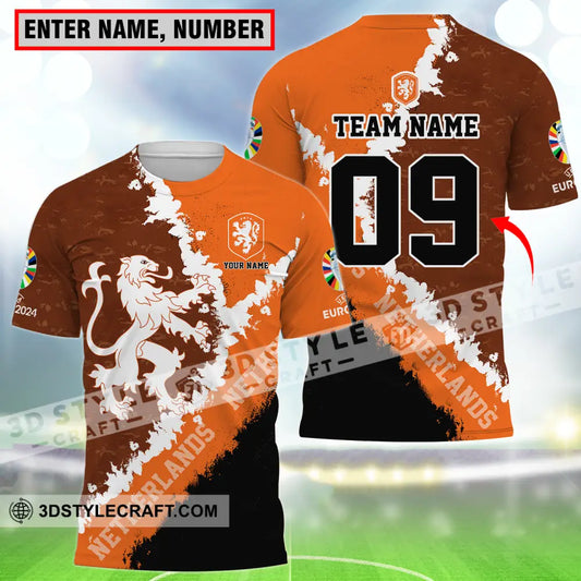 Unisex Shirt - Custom Name And Number Euro 2024 National Team Netherlands T-Shirt