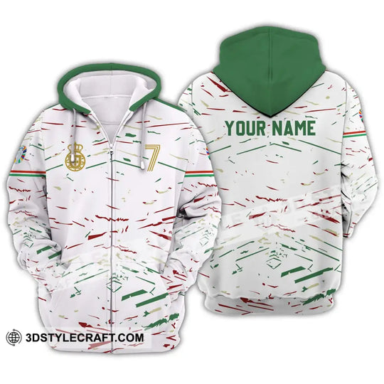 Unisex Shirt - Custom Name And Number Shirt, Euro 2024 Team Shirt Line Color style option 2