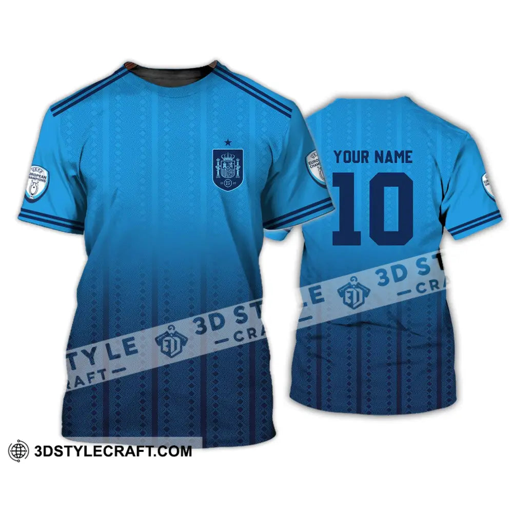 Unisex Shirt - Custom Name And Number European Champions 2024 T-Shirt / S T-Shirt