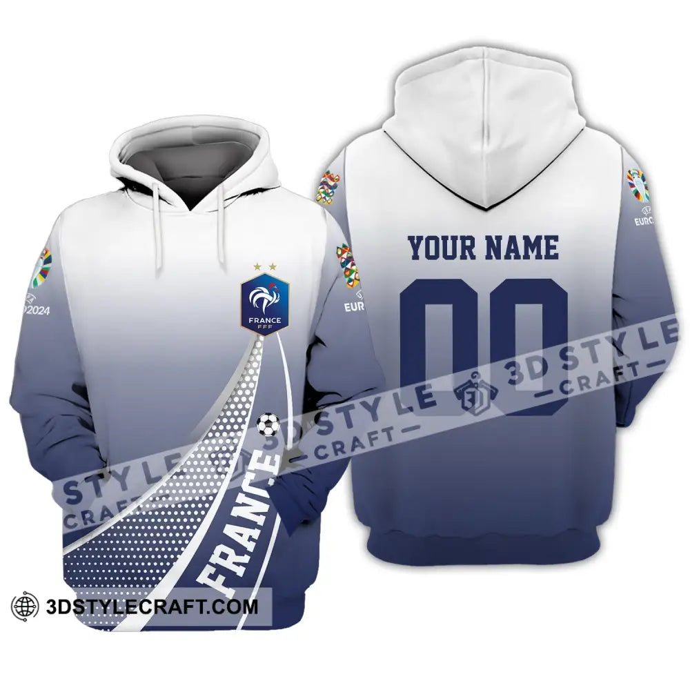 Unisex Shirt - Custom Name And Number France National Team Hoodie / S T-Shirt