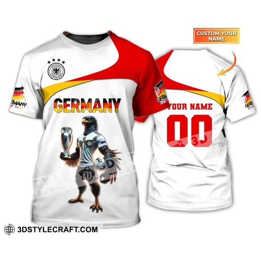 Unisex Shirt Custom Name And Number Germany Euro 2024 Football Polo Long Sleeve T-Shirt