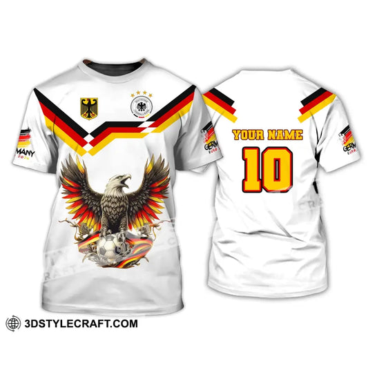 Unisex Shirt Custom Name And Number Germany Euro 2024 Football Polo Long Sleeve T-Shirt / S