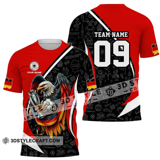 Unisex Shirt - Custom Name And Number Germany Euro 2024 Shirt National Team style option 2