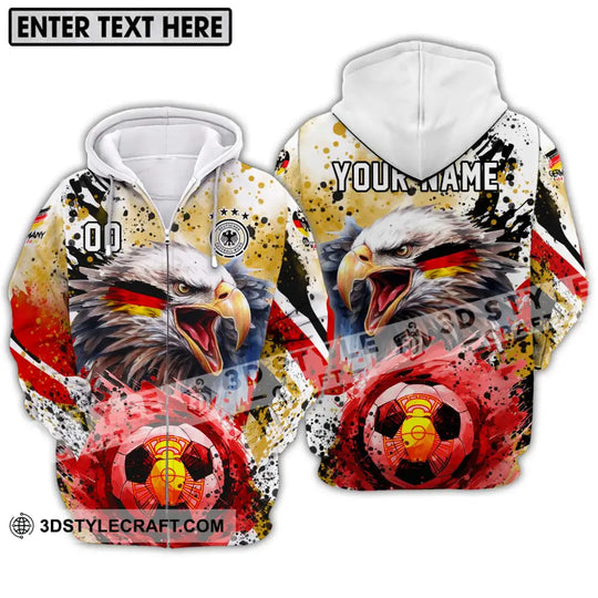 Unisex Shirt - Custom Name And Number Shirt, Germany National Team Euro 2024 Shirt style option 2