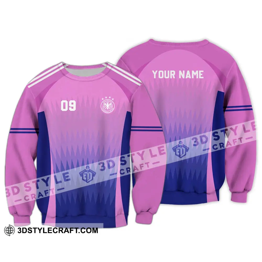 Unisex Shirt - Custom Name And Number Germany National Team Long Sleeve / S T-Shirt