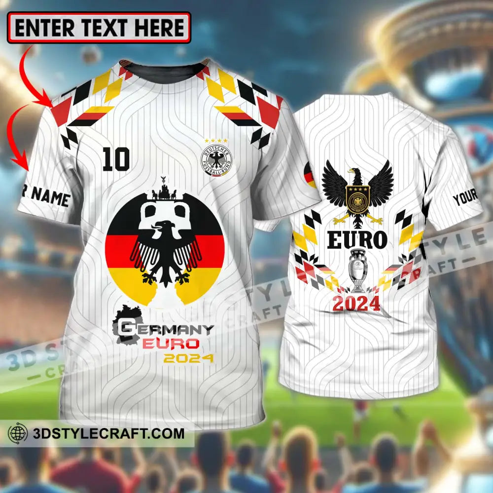 Unisex Shirt - Custom Name And Number Germany Team Euro 2024 T-Shirt