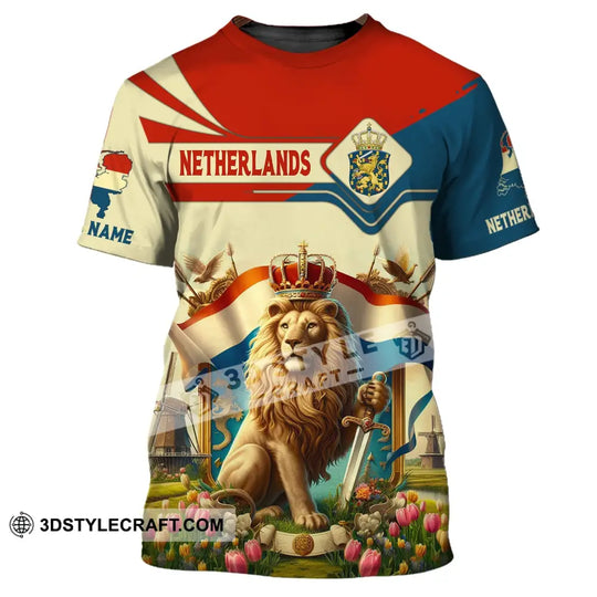 Unisex Shirt, Custom Name and Number Netherlands Football Shirt, Netherlands Football Polo Long Sleeve style option 2