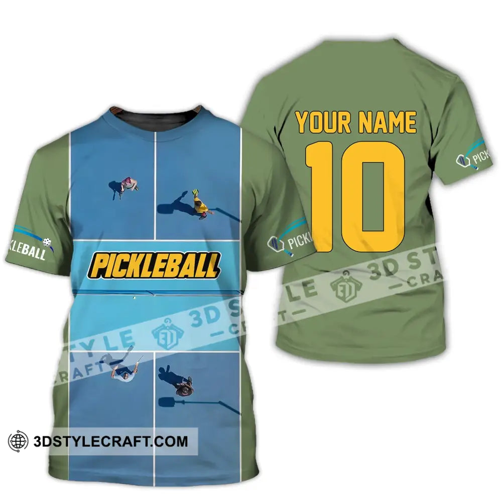 Unisex Shirt Custom Name And Number Pickleball T-Shirt For Club Gift Players / S T-Shirt