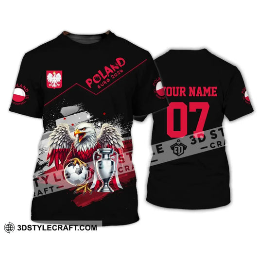 Unisex Shirt - Custom Name And Number Poland National Team Euro 2024 T-Shirt / S T-Shirt