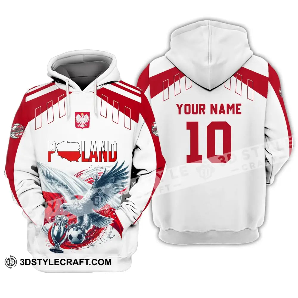 Unisex Shirt - Custom Name And Number Poland National Team Lover Hoodie / S T-Shirt