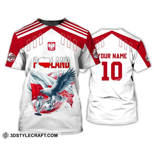 Unisex Shirt - Custom Name And Number Poland National Team Lover T-Shirt / S T-Shirt