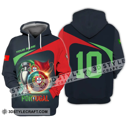 Unisex Shirt - Custom Name And Number Portugal Lover Shirt style option 4