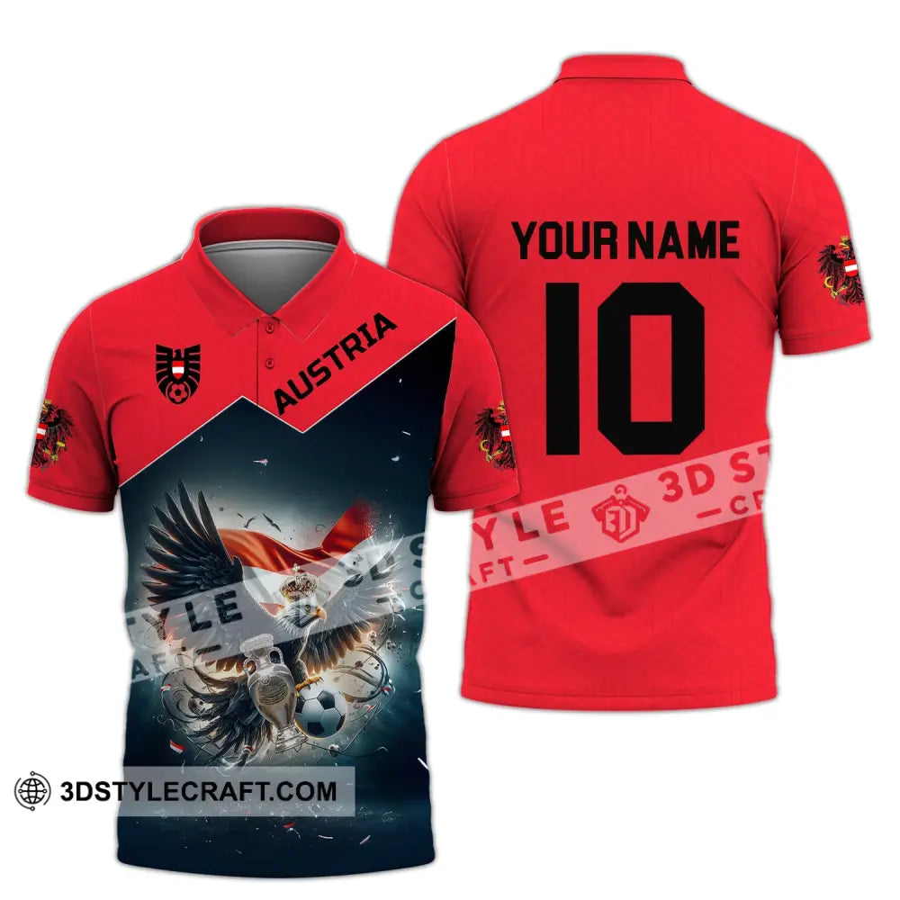 Unisex Shirt - Custom Name And Number Sport Australia National Team Polo / S T-Shirt