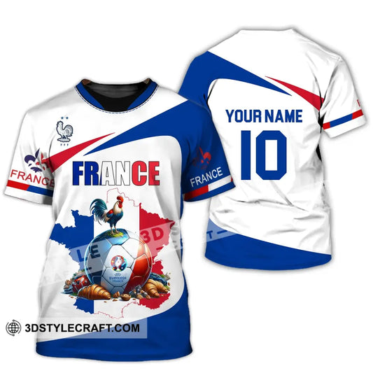 Unisex Shirt - Custom Name And Number Sport France Chicken Ball T-Shirt / S T-Shirt