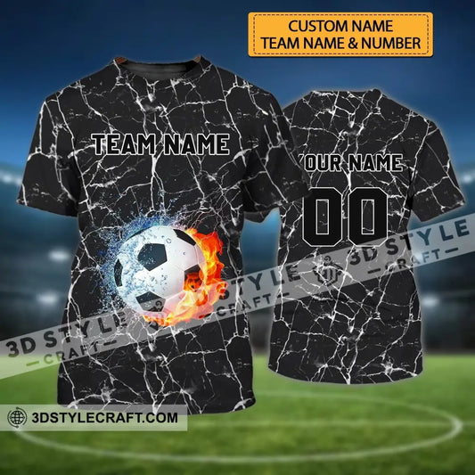 Unisex Shirt - Custom Name And Number T-Shirt Personalized Soccer Clothing T-Shirt