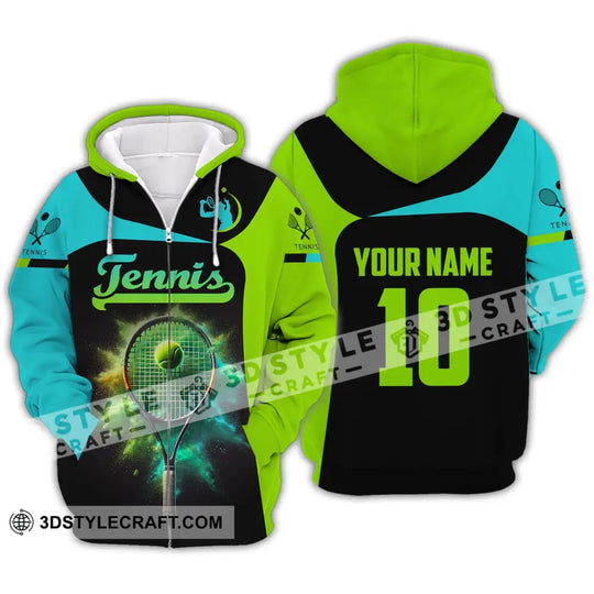 Unisex Shirt, Custom Name and Number Tennis Shirt, Tennis Polo Long Sleeve, Tennis Club Uniform, Tennis Lover Gift style option 3