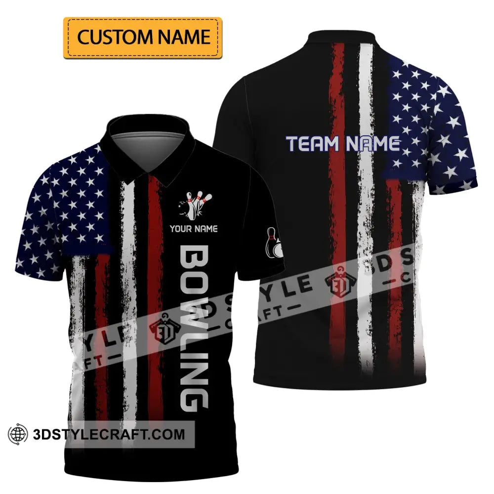 Unisex Shirt - Custom Name And Team Bowling Lover Gift T-Shirt