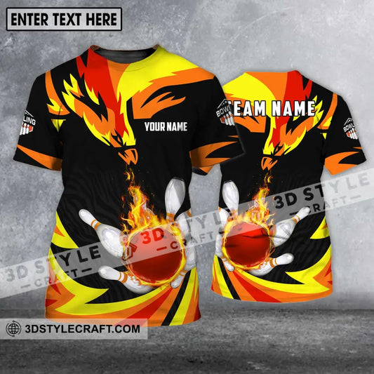 Unisex Shirt - Custom Name And Team Bowling Lover Gift T-Shirt