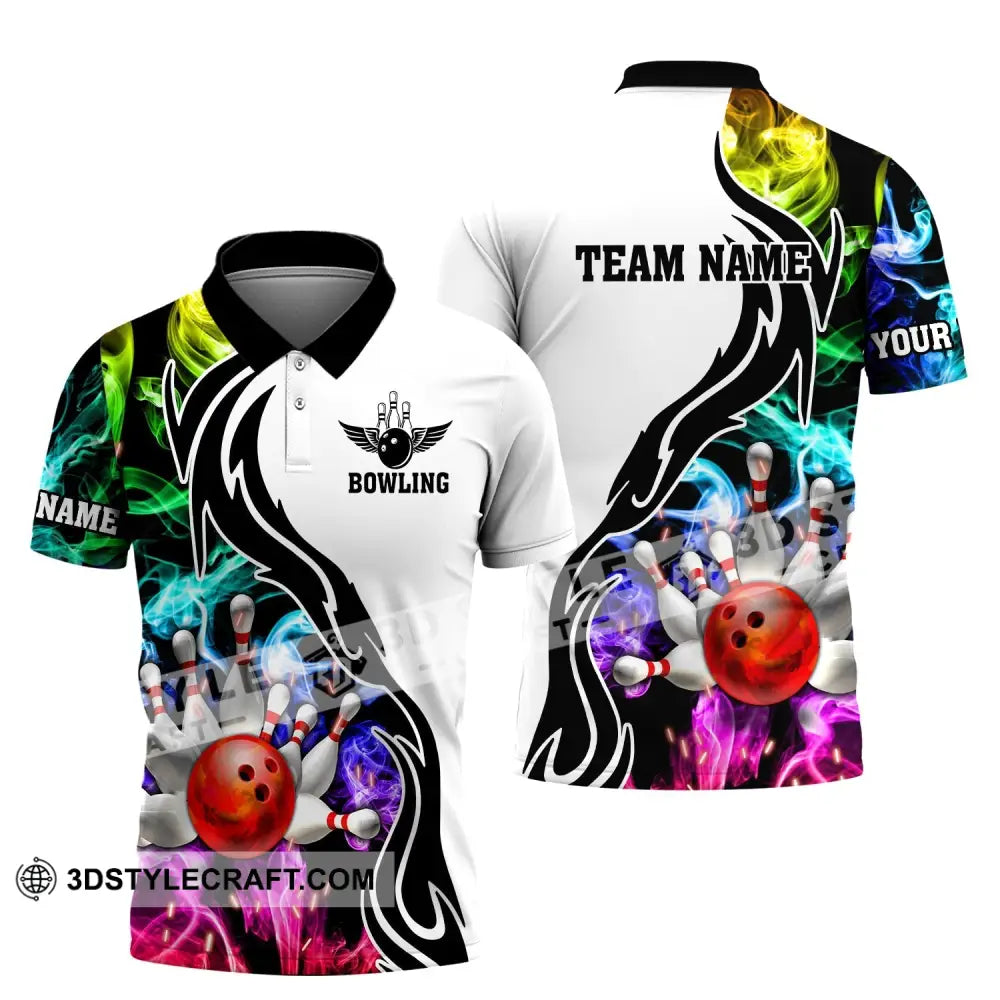 Unisex Shirt Custom Name And Team Bowling Polo Club Uniform T-Shirt / S