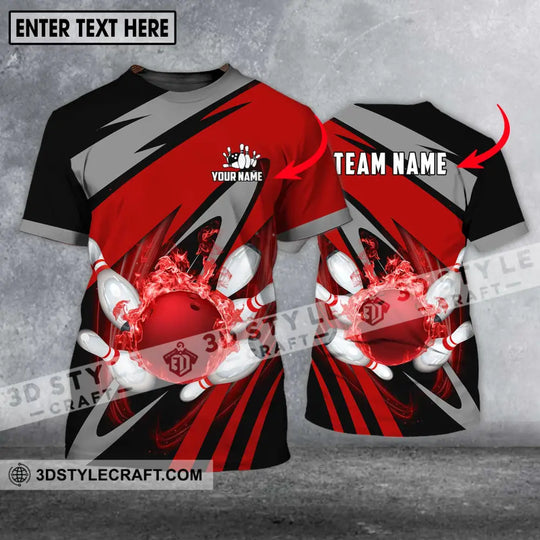 Unisex Shirt - Custom Name And Team Name Shirt - Bowling Polo Shirt - Bowling Lover Gift - Bowling Player Shirt style option 1