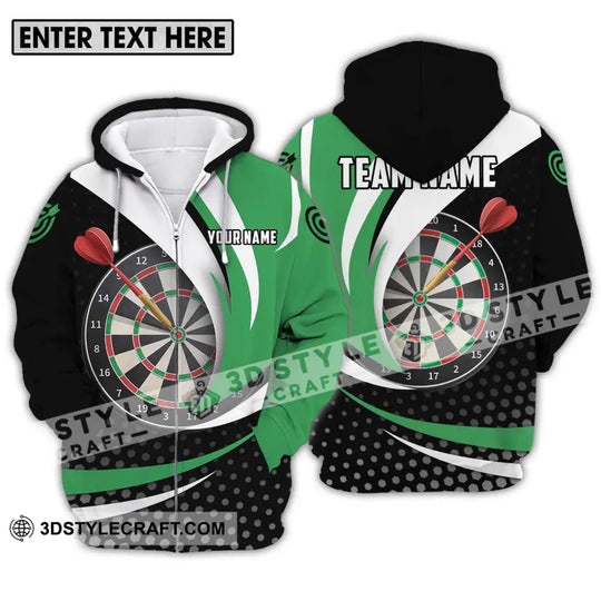 Unisex Shirt - Custom Name And Team Name Darts Shirt, Darts Lover style option 2