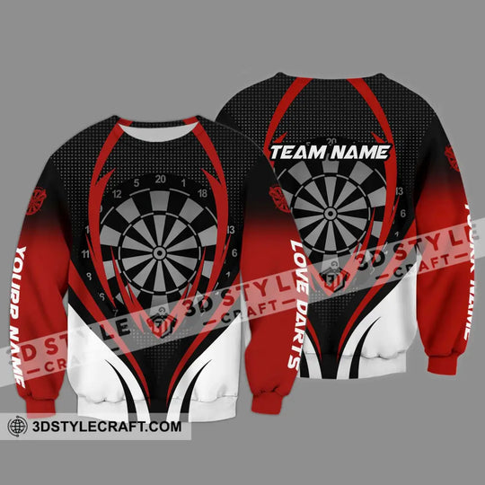 Unisex Shirt - Custom Name And Team Name Shirt, Darts Sport Style Shirt style option 4