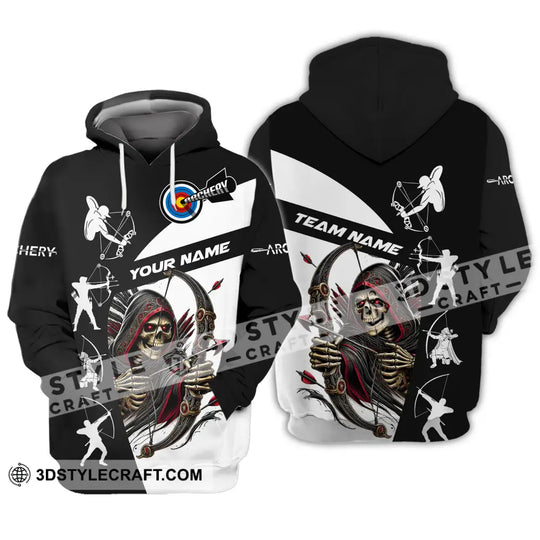 Unisex Shirt - Custom Name And Team Name Shirt, Death Archery style option 3