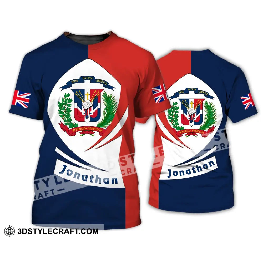 Unisex Shirt - Custom Name And Team Dios Patria Libertad T-Shirt / S T-Shirt