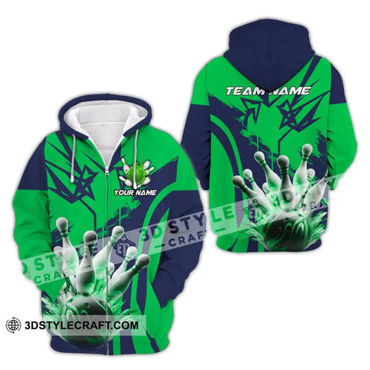 Unisex Shirt, Custom Name and Team Name Shirt for Bowling Lover, Bowling Shirt, Bowling Hoodie Shirt Polo Long Sleeve style option 3