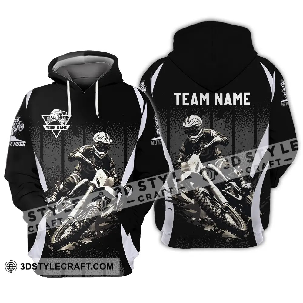 Unisex Shirt - Custom Name And Team Motobike For Player Hoodie / S T-Shirt