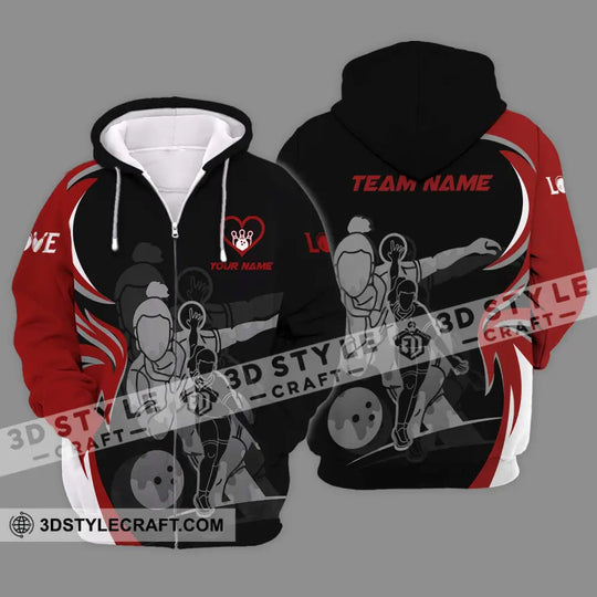 Unisex Shirt - Custom Name And Team Name Sport Shirt, Bowling Player style option 2