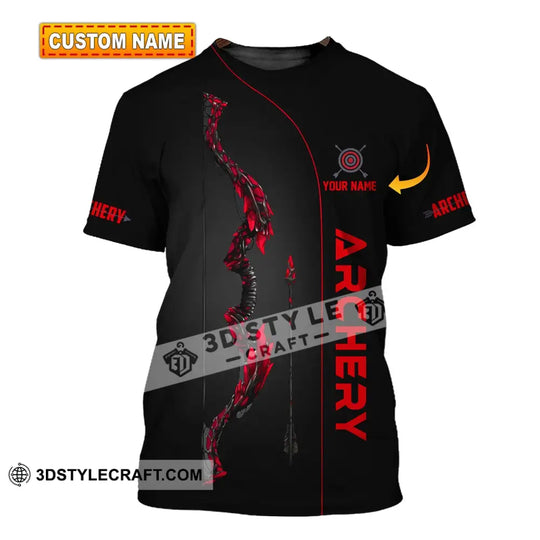 Unisex Shirt, Custom Name Archer Shirt, Archery Polo Long Sleeve, Archer Gift style option 1