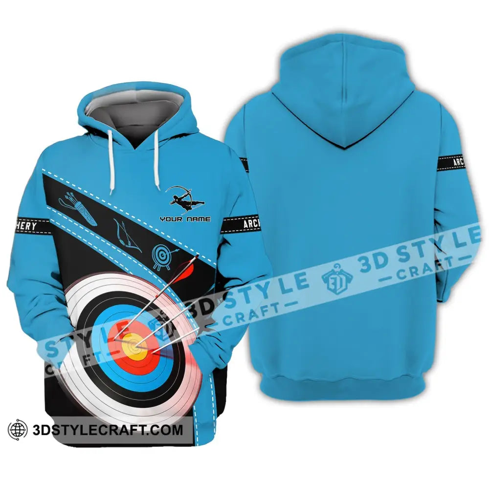 Unisex Shirt - Custom Name Archery Lover Hoodie / S T-Shirt