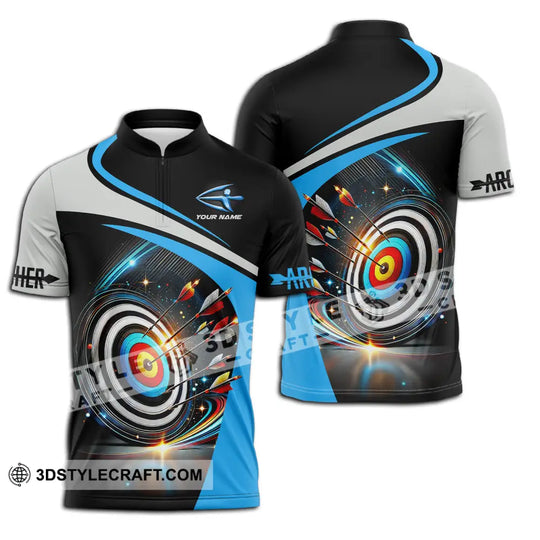 Unisex Shirt - Custom Name Archery Sport Shirt style option 2