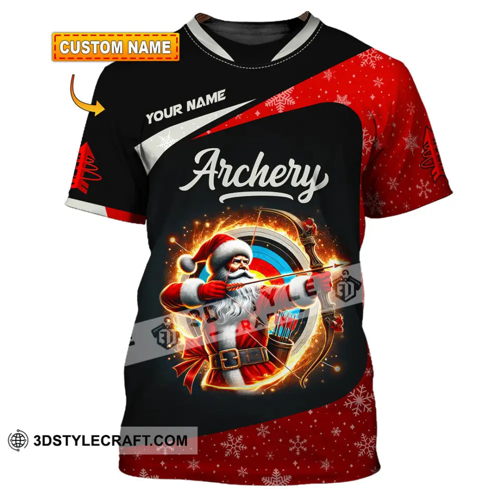 Unisex Shirt Custom Name Archery T-Shirt Archer Hoodie Long Sleeve Gift For Lovers T-Shirt