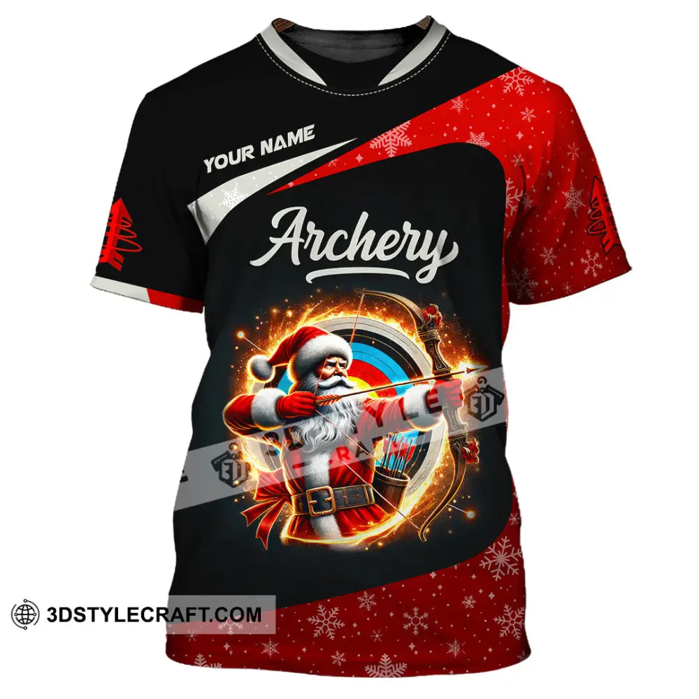 Unisex Shirt Custom Name Archery T-Shirt Archer Hoodie Long Sleeve Gift For Lovers / S T-Shirt