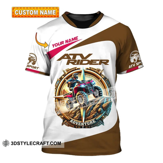 Unisex Shirt, Custom Name ATV Rider Shirt, ATV Rider Polo Long Sleeve Shirt style option 1