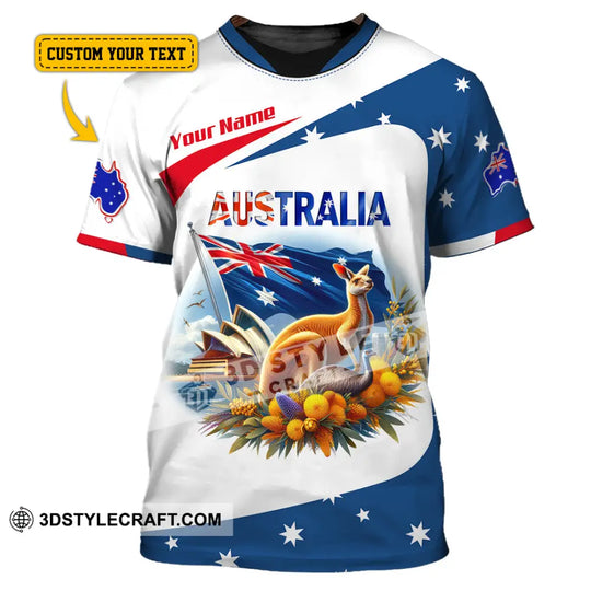 Unisex Shirt, Custom Name Australia Shirt, Australia Lover Polo Long Sleeve Shirt, Australia Gift style option 1
