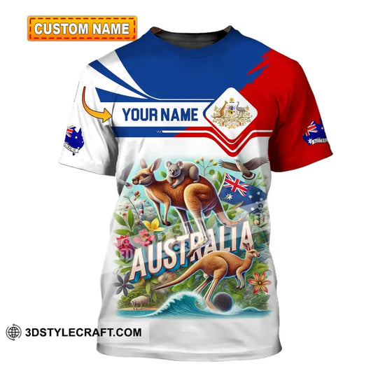 Unisex Shirt, Custom Name Australia Shirt, Australia Polo Long Sleeve, Australia Gift style option 1