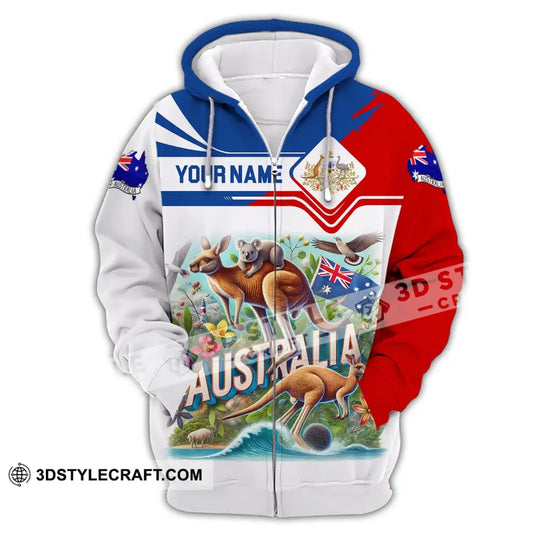 Unisex Shirt, Custom Name Australia Shirt, Australia Polo Long Sleeve, Australia Gift style option 3