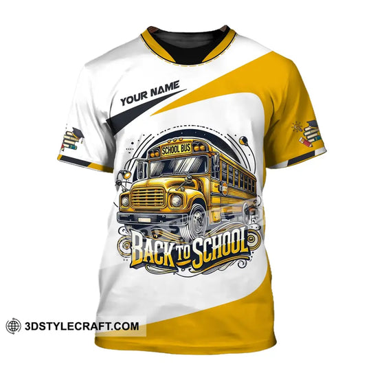 Unisex Shirt, Custom Name Back To School Shirt, Back To School Polo Long Sleeve, Back To School Gift style option 2