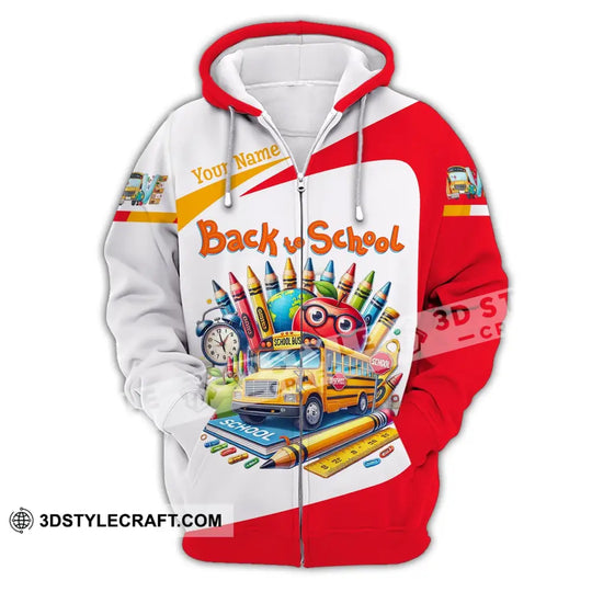 Unisex Shirt, Custom Name Back To School Shirt, Back To School Polo Long Sleeve, Back To School Gift style option 3
