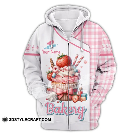 Unisex Shirt, Custom Name Baker Shirt, Bakery Uniform Shirt, Bakery Chef, Baking Lovers Gift style option 3