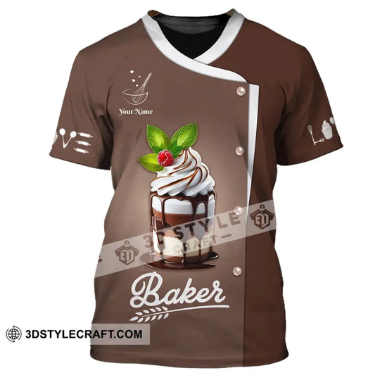 Unisex Shirt, Custom Name Bakery Shirt, Baker Shirt, Bakery Chef, Bakers Gift style option 2