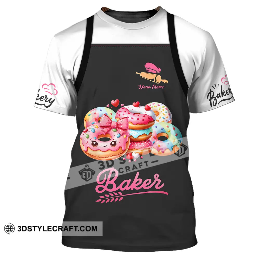 Unisex Shirt - Custom Name Bakery Cake Artist T-Shirt / S T-Shirt