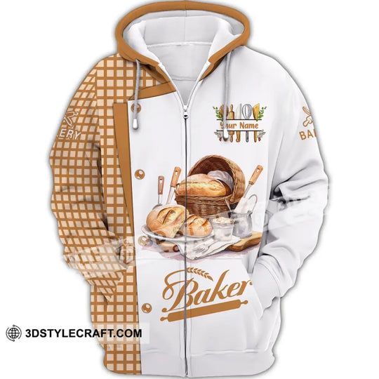 Unisex Shirt, Custom Name Bakery Chef Shirt, Bakery Shirt, Baking Lovers Gift style option 3