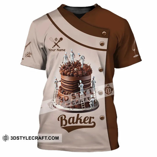 Unisex Shirt, Custom Name Bakery Shirt, Bakery Chef, Bakery Shop T-Shirt, Bakers Gift style option 2
