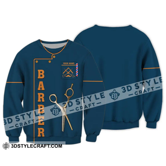 Unisex Shirt, Custom Name Barber Shirt, Shirt For Hairstylists style option 3